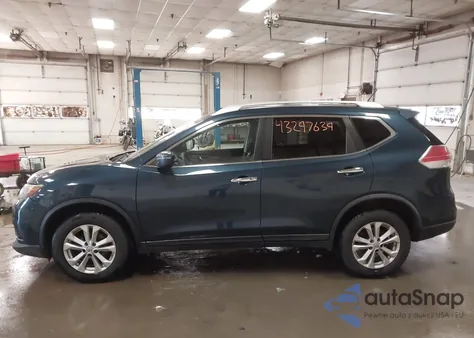 2016 Nissan Rogue Sv from USA, damaged, VIN KNMAT2MV3GP658829